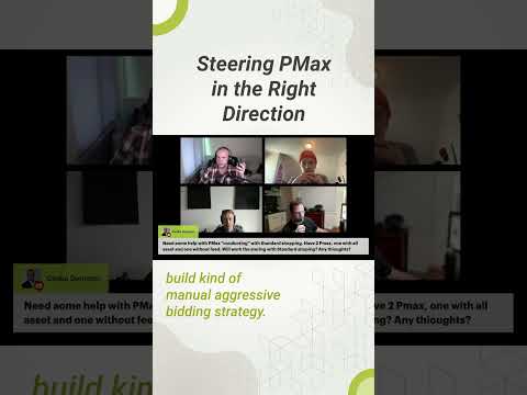 Steering PMax in the Right Direction #shorts #googleperformancemax #marketing #advertising #pmax