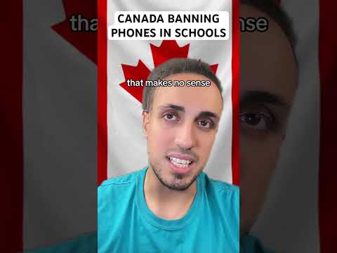 Canada Banning Phones In Schools