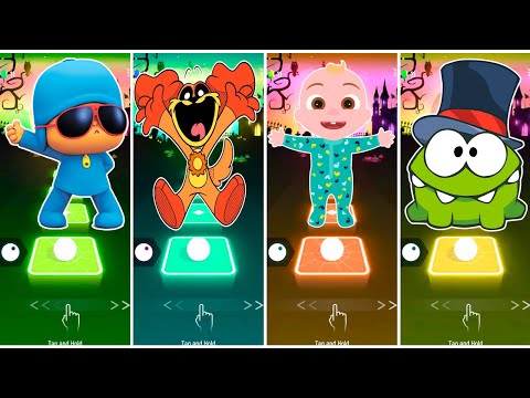 Pocoyo VS DogDay VS Cocomelon VS Om Nom. Tiles Hop Edm Rush!