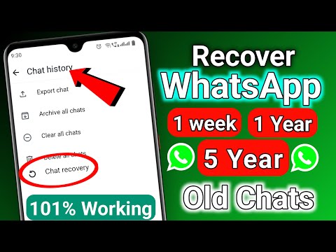 How To Recover Old Deleted Messages On WhatsApp (2024) | Restore WhatsApp Chat Without Backup