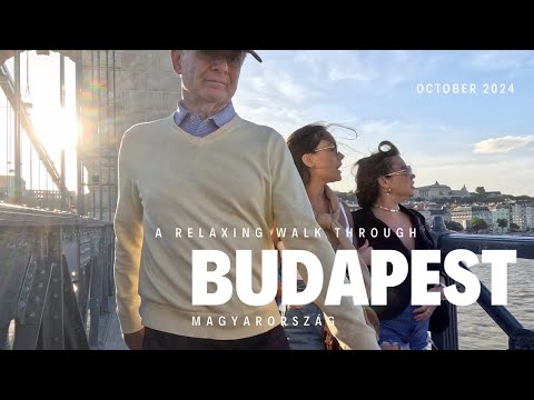 Séta Budapesten, Magyarországon 4K-ban (szerkesztetlen)