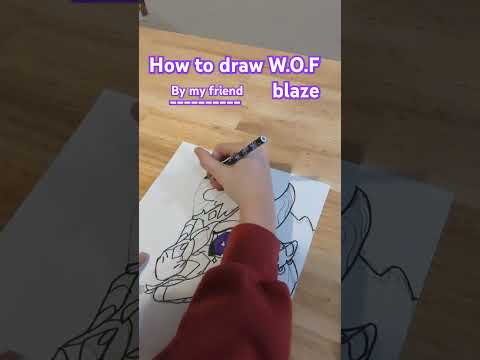 How to draw Blaze (wings of fire)