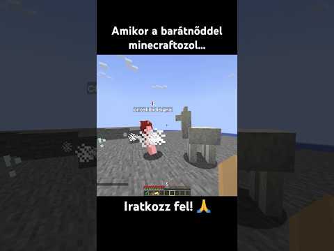 Amikor a barátnőddel minecraftozol 💅🏻 #kattos #minecraft #vicces #minecraftmemes #minecraftmoments