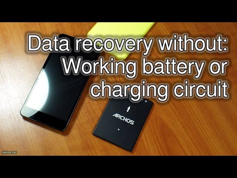 Data recovery without working battery or charging circuit