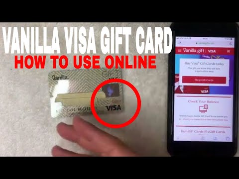 ✅  How To Use Vanilla Visa Gift Card Online 🔴