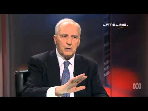 Lateline 12/11/14 - Paul Keating on China Development Bank, and Australia Security.