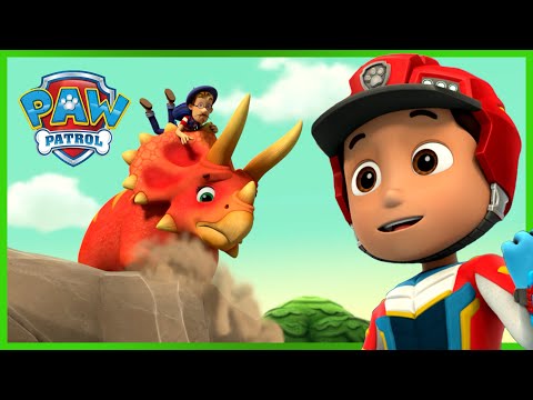 Dínó-mentők: A triceratops utasainak megmentése - Mancs Őrjárat - PAW Patrol epizód Magyar