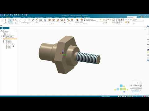 Solid Edge - Tippek, Trükkök Valós csavarmenet készítése