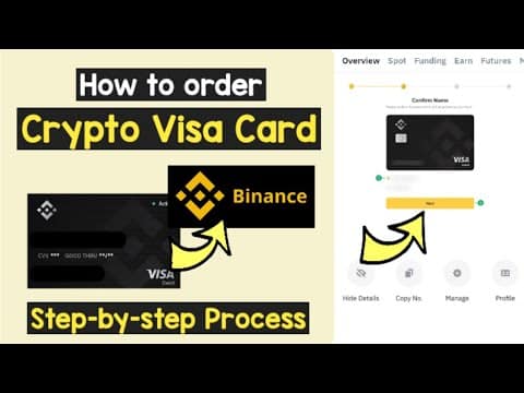 Order Binance Visa Card Free | Apply Binance Virtual Card Activate Register | Free Crypto Debit Card