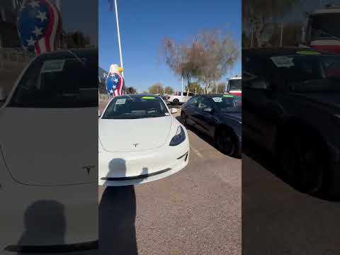 We have 2 MODEL 3 TESLAS!!! #automobile #dealership #electricvehicle