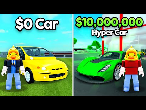 Broke to RICH in Car Dealership Tycoon! (Roblox)